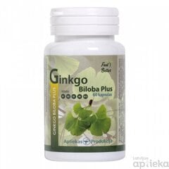Ginkgo Biloba Plus с витамином B, N60 цена и информация | Витамины, пищевые добавки, препараты для иммунитета | 220.lv