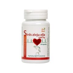 Uztura bagātinātājs Sirds zivju eļļa 1000mg kapsulas N30 cena un informācija | Vitamīni, preparāti, uztura bagātinātāji imunitātei | 220.lv