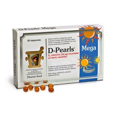 D-Pearls Mega kaps. N40 cena un informācija | Vitamīni, preparāti, uztura bagātinātāji labsajūtai | 220.lv