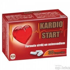 Kardio Start kaps. N30 1+1 cena un informācija | Vitamīni, preparāti, uztura bagātinātāji labsajūtai | 220.lv