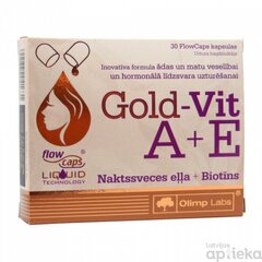 Olimp Labs Gold-Vit A+E Naktssv. eļ.+Biot. caps.N30 cena un informācija | Vitamīni, preparāti, uztura bagātinātāji labsajūtai | 220.lv