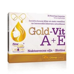 Olimp Labs Gold-Vit A+E Naktssv. eļ.+Biot. caps.N30 cena un informācija | Vitamīni, preparāti, uztura bagātinātāji labsajūtai | 220.lv