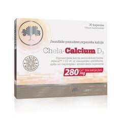 Uztura bagātinātājs Olimp Labs Chela-Calcium D3 kapsulas N30 cena un informācija | Vitamīni, preparāti, uztura bagātinātāji labsajūtai | 220.lv