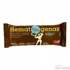Hematogens Vita+ ar šokolādes glazūru 40g cena un informācija | Vitamīni, preparāti, uztura bagātinātāji imunitātei | 220.lv