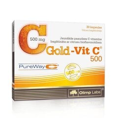 Olimp Labs Gold-vit C 500mg caps. N30 cena un informācija | Vitamīni, preparāti, uztura bagātinātāji labsajūtai | 220.lv