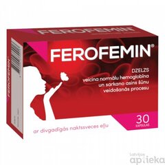 Пищевые добавки и диетическое питание FEROFEMIN, 30 капс. цена и информация | Витамины, пищевые добавки, препараты для иммунитета | 220.lv