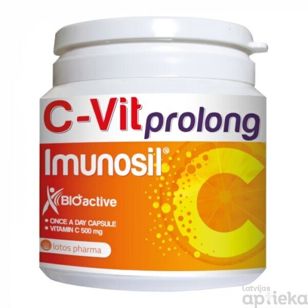 Imunosil C-Vit. prolong caps. N90 цена и информация | Vitamīni, preparāti, uztura bagātinātāji imunitātei | 220.lv