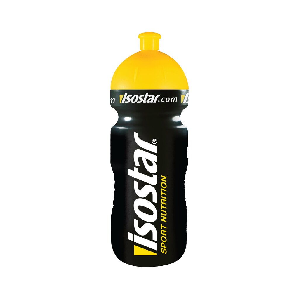 Isostar sporta pudele melna 650ml cena un informācija | Velo pudeles un pudeļu turētāji | 220.lv