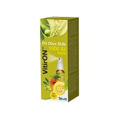 Uztura bagātinātājs VitirON D3 Olive Sun 1000IU spr. 10ml cena un informācija | Vitamīni, preparāti, uztura bagātinātāji labsajūtai | 220.lv