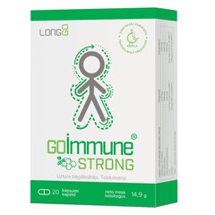 Uztura bagātinātājs GoImmune Strong kapsulas N20 cena un informācija | Vitamīni, preparāti, uztura bagātinātāji imunitātei | 220.lv