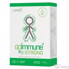 GoImmune Strong kaps. N20 cena un informācija | Vitamīni, preparāti, uztura bagātinātāji imunitātei | 220.lv