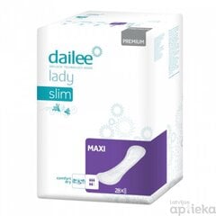 Прокладки DAILEE Lady Premium Maxi, 28 шт. цена и информация | Подгузники, прокладки, одноразовые пеленки для взрослых | 220.lv