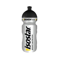 Isostar sporta pudele Sudraba 650ml cena un informācija | Ūdens pudeles | 220.lv