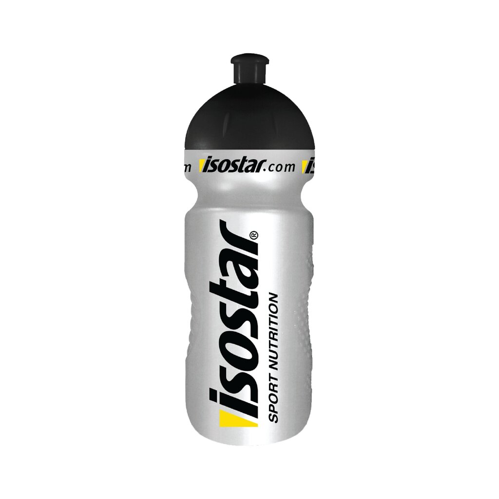 Isostar sporta pudele Sudraba 650ml cena un informācija | Ūdens pudeles | 220.lv