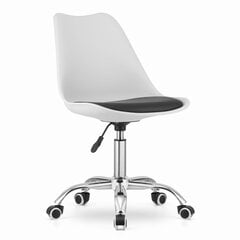 Biroja krēsls Alba, balts/melns cena un informācija | Biroja krēsli | 220.lv