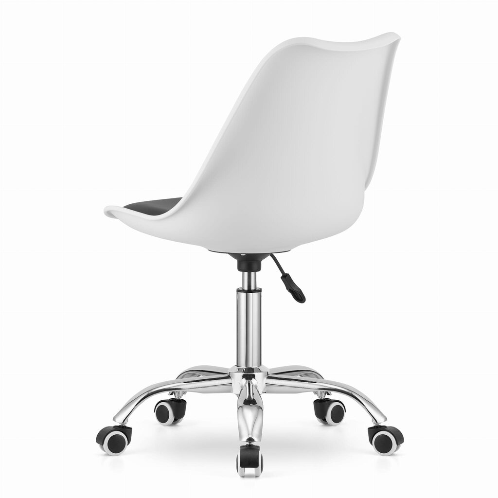 Biroja krēsls Alba, balts/melns cena un informācija | Biroja krēsli | 220.lv