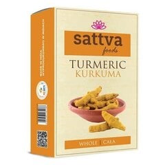 Sattva Foods kaltēta kurkuma saknes, veselas, 100 g cena un informācija | Garšvielas, garšvielu komplekti | 220.lv