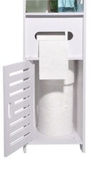 Высокий шкаф для ванной комнаты 15207, белый цена и информация | Шкафчики для ванной | 220.lv