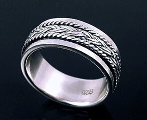 Серебряное кольцо - размер #17.5 цена и информация | Кольца | 220.lv