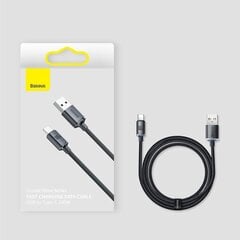 Baseus crystal shine series fast charging data cable USB Type A to USB Type C100W 1,2m black (CAJY000401) цена и информация | Кабели для телефонов | 220.lv