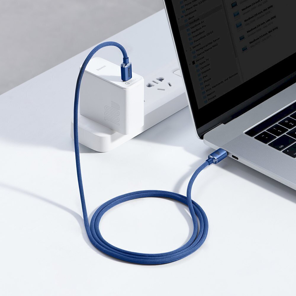 Baseus vads telefoniem, USB C 100W 1.2m cena un informācija | Savienotājkabeļi | 220.lv