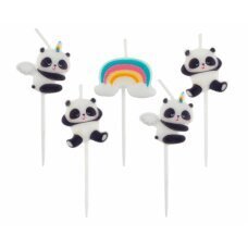 Sveces tortei Panda, 5 gab. цена и информация | Svētku dekorācijas | 220.lv
