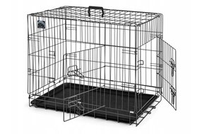 Bokss suņiem – Transport Crate L (pastiprināts), 91x60x66 cm cena un informācija | Transportēšanas būri, somas | 220.lv