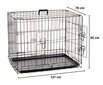 Bokss suņiem – Transport Crate L (pastiprināts), 121x76x82 cm cena un informācija | Transportēšanas būri, somas | 220.lv