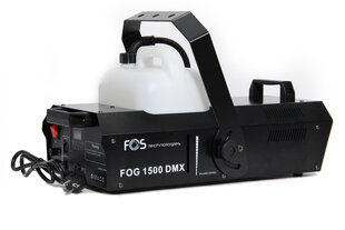 Dūmu mašīna FOS Fog 1500 DMX cena un informācija | Mūzikas instrumentu piederumi | 220.lv