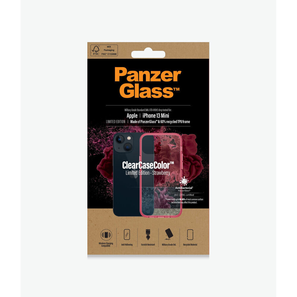 Pārvietojams Pārsegs Panzer Glass 330   IPHONE 13 MINI Rozā цена и информация | Telefonu vāciņi, maciņi | 220.lv