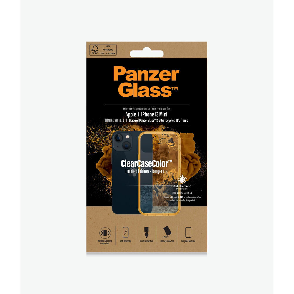 Pārvietojams Pārsegs Panzer Glass 328   IPHONE 13 MINI Dzeltens cena un informācija | Telefonu vāciņi, maciņi | 220.lv