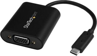 StarTech CDP2VGASA USB-C - VGA цена и информация | Адаптеры и USB разветвители | 220.lv