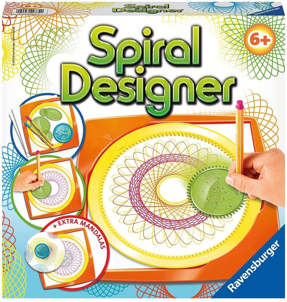 Mandala-Designer Spiral, Ravensburger Li R29774 цена и информация | Modelēšanas un zīmēšanas piederumi | 220.lv