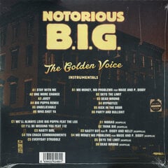 Виниловая пластинка Notorious B.I.G. - The Golden Voice (Instrumentals), 2LP, 12" vinyl record цена и информация | Виниловые пластинки, CD, DVD | 220.lv