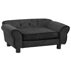 vidaXL dīvāns suņiem, tumši pelēks, 72x45x30 cm, plīšs цена и информация | Лежаки, домики | 220.lv