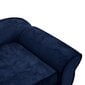vidaXL dīvāns suņiem, zils, 72x45x30 cm, plīšs cena un informācija | Suņu gultas, spilveni, būdas | 220.lv