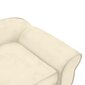 vidaXL dīvāns suņiem, krēmkrāsas, 72x45x30 cm, plīšs cena un informācija | Suņu gultas, spilveni, būdas | 220.lv