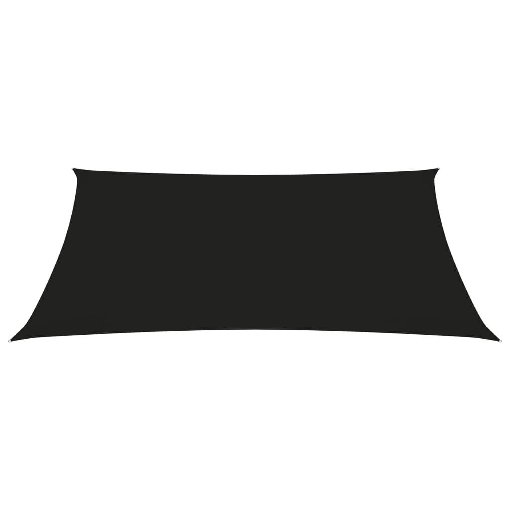 vidaXL saulessargs, taisnstūra forma, 3x4 m, melns oksforda audums цена и информация | Saulessargi, markīzes un statīvi | 220.lv