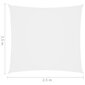 vidaXL saulessargs, 2,5x2,5 m, kvadrāta forma, balts oksforda audums цена и информация | Saulessargi, markīzes un statīvi | 220.lv