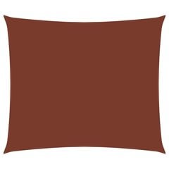 vidaXL saulessargs, taisnstūra, 3x4 m, sarkanbrūns oksforda audums цена и информация | Зонты, маркизы, стойки | 220.lv