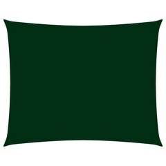 vidaXL saulessargs, taisnstūra, 2,5x3 m, tumši zaļš oksforda audums цена и информация | Зонты, маркизы, стойки | 220.lv