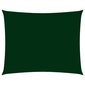 vidaXL saulessargs, 5x6 m, taisnstūra, tumši zaļš oksforda audums cena un informācija | Saulessargi, markīzes un statīvi | 220.lv