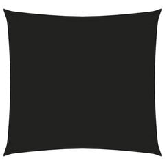 vidaXL saulessargs, 4,5x4,5 m, kvadrāta forma, melns oksforda audums cena un informācija | Saulessargi, markīzes un statīvi | 220.lv