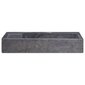 vidaXL izlietne, 58x39x10 cm, melns marmors цена и информация | Izlietnes | 220.lv