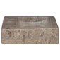 vidaXL izlietne, 38x24x6,5 cm, pelēks marmors cena un informācija | Izlietnes | 220.lv