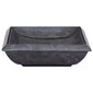 vidaXL izlietne, 50x35x10 cm, melns marmors cena un informācija | Izlietnes | 220.lv