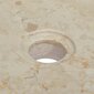vidaXL izlietne, 40x40x10 cm, krēmkrāsas marmors цена и информация | Izlietnes | 220.lv