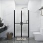 vidaXL dušas durvis, (68-71)x190 cm, ESG, caurspīdīgas cena un informācija | Dušas kabīnes | 220.lv