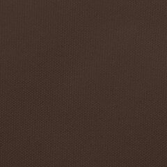 vidaXL saulessargs, 5x5 m, kvadrāta forma, brūns oksforda audums cena un informācija | Saulessargi, markīzes un statīvi | 220.lv