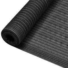 vidaXL norobežojošais tīkls, antracītpelēks, 2x25 m, HDPE, 150 g/m² цена и информация | Зонты, маркизы, стойки | 220.lv